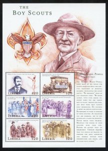 Liberia MNH Scout World Jamboree Souvenir Sheet 1998.