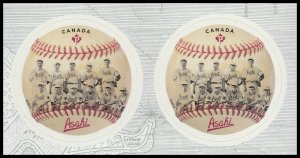 Canada 3178 Vancouver Asahi Baseball Team P horz pair MNH 2019