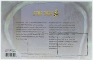 Canada 2922 - Star Trek - $10.00 Lenticular Souvenir Sheet - Post Office Fresh!