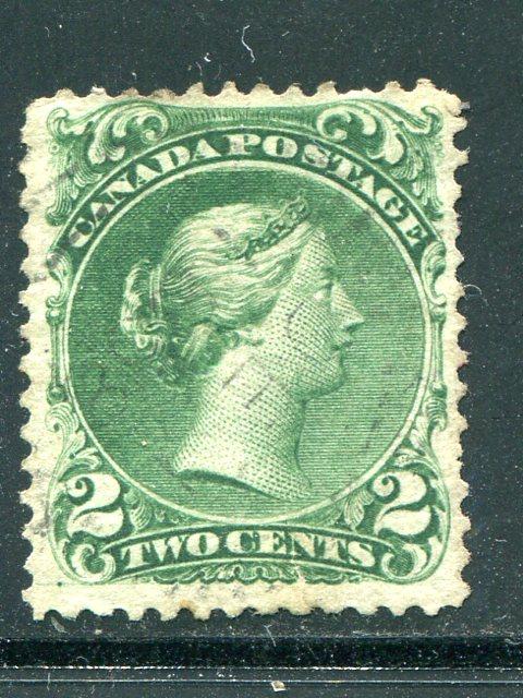 Canada #24   used   VF  light  CDS   - Lakeshore Philatelics