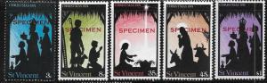 St. Vincent SCN #396 - 400 mnh 2017 SCV $ ?? - marked SPECIMEN