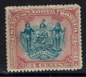 North Borneo SG# 109, Mint Hinged, Perf 14 -  Lot 112916