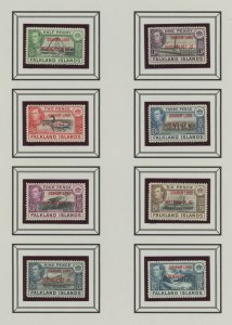 Falkland Islands #2L1-2L8 Mint (NH) Single (Complete Set)