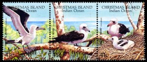 Christmas Island 1990 BIRDS Scott #274a-274c Mint Never Hinged