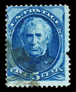 Scott 179 5c Blue Taylor Used Fine Cat $27.50