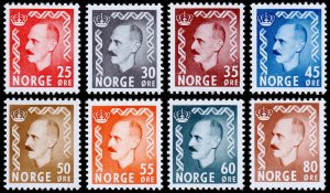 Norway Scott 310-317 (1950-51) Mint LH VF Complete Set J