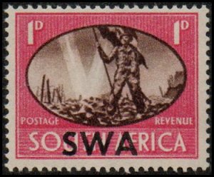 South West Africa 153a - Used - 1p Peace Issue (1945)