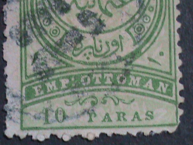 ​TURKEY-1884 SC#67 138 YEARS OLD OTTOMAN EMPIRE USED- STAMP-FINE