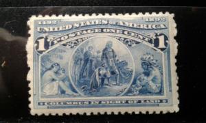 US #230 mint hinged e191.3415