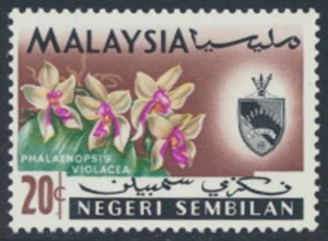 Negri Sembilan  SC# 82 MNH  Orchids Flowers see details & scans