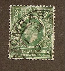 East Africa & Uganda  Scott #2  Used  Scott CV $10.00