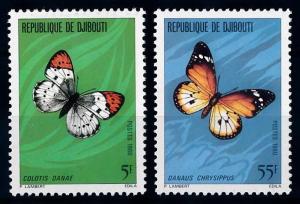 [65629] Djibouti 1980 Butterflies  MLH