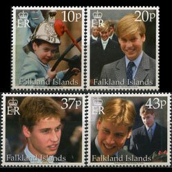 FALKLAND IS. 2000 - Scott# 762-5 Prince William Set of 4 NH