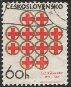 Czechoslovakia#1601- Cross - Used