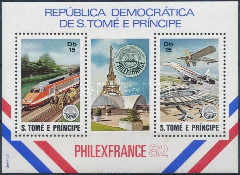 Sao Tomé e Príncipe stamp Philex France Stamp Exhibition MNH 1982 Mi 90 WS240108