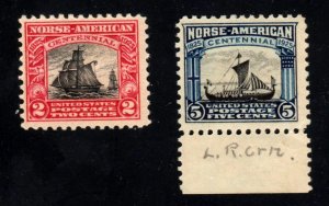 #620-621 Norse-American set  Mint OGNH  ⭐⭐⭐⭐⭐
