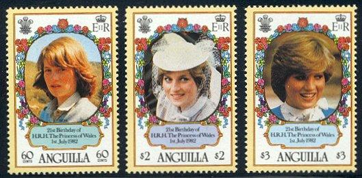 HALF-CAT BRITISH SALE: ANGUILLA #485-91 Mint NH