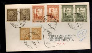 1942 Goa Portuguese India Censored Cover to New York USA Stamp Dealer