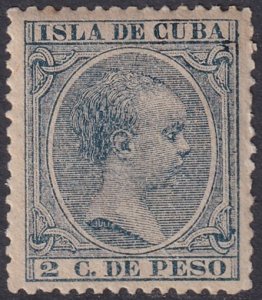 Cuba 1890 Sc 136 MLH*