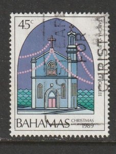 1989 Bahamas - Sc 681 - used VF - 1 single - Christmas