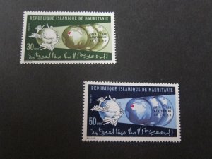 French Mauritania 1974 Sc 316-7 set MNH