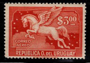 Uruguay Scott C57 MNH** Pegasus airmail stamp w collectors mark