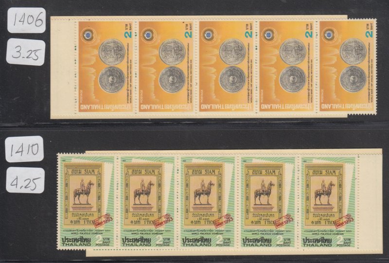 Thailand  MNH  booklet collection   cat $585.00 sell at 16%