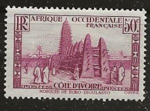 Ivory Coast ^ Scott # 127 - MH