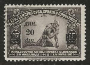 Yugoslavia Scott 20 used stamp