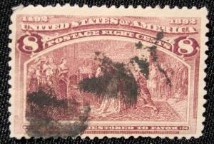 US #236 Used Single SCV $11.00 L6