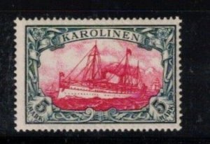 German Colonies - Caroline Isl. Sc 19 MLH ISSUE of 1901 - 5M