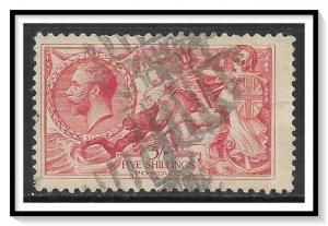 Great Britain #180 Sea Horse Britannia Used