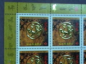 CANADA # 2348--MINT/NH--SHEET OF 25--CHINESE LUNAR NEW YEAR OF THE TIGER--2010