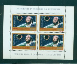 Romania #4311  (1999 Pavarotti sheet of four) VFMNH CV $6.40