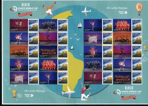 Jersey 2016 - Celebrating Bloch Dance World Cup Stamps UK Letter Stamps