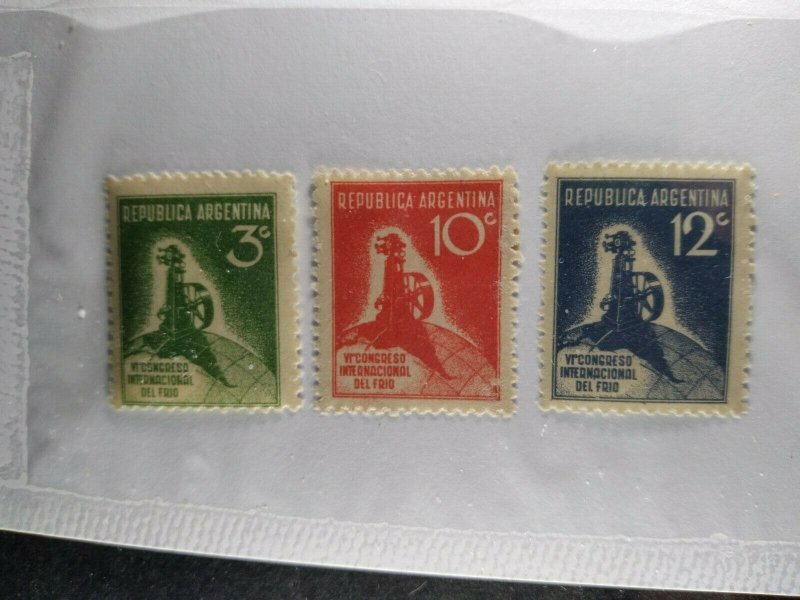  Argentina #406-8 mint hinged e21.4 13157