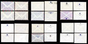 Lot of 240 Lions Club covers Worldwide to Lions International, Oakbrook, IL