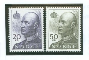Norway #1019a/1020a Mint (NH) Single