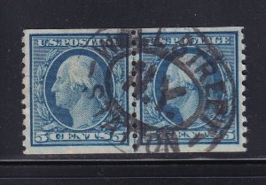 458 Line pair VF-XF used neat cancel with nice color cv $ 250 ! see pic !