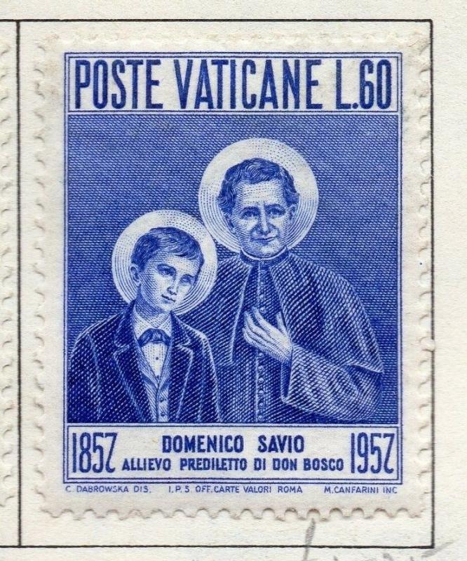 Vatican City 1957 Early Issue Fine Mint Hinged 60L. 158882