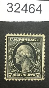 US STAMPS #407 USED  LOT #32464