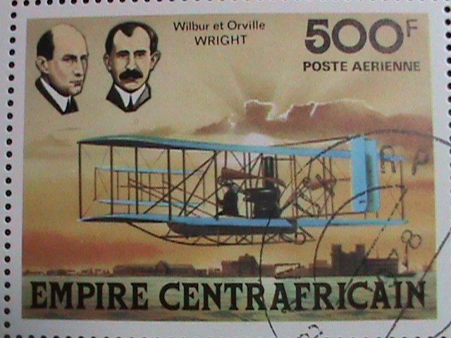 ​CENTRAL AFRICA-1978- WRITE BROTHERS & AND GLIDER- CTO S/S VERY FINE