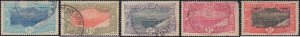 Somali Coast #114-118, Incomplete Set(5), High Value, 1915-1933, Used