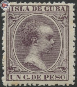 Cuba 1896 Scott 135 | MHR | CU20637