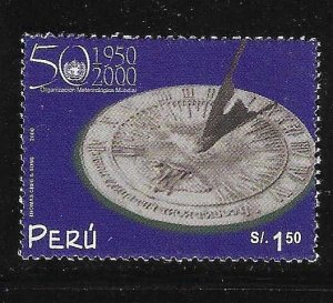 Peru 2000 World Meteorological Organization Sc 1268 MNH A2029