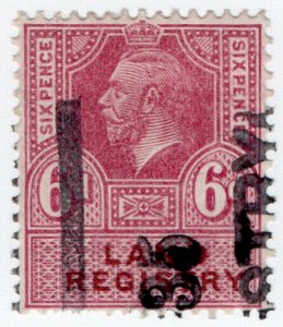 (I.B) George V Revenue : Land Registry 6d