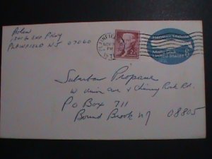 ​UNITED STATES,1971 COMMERCIAL COVER FANCY POSTAL CANCELLED-USED VERY FINE
