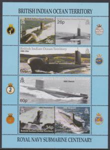 230 2001 Royal Navy Submarines MNH