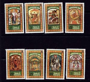 Turks and Caicos Is 409-16 MNH 1979 Christmas set