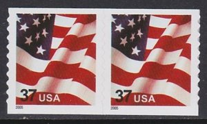 3633B Flag Coil Pair MNH